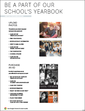 Upload Photos & Purchase Yearbook Ads
